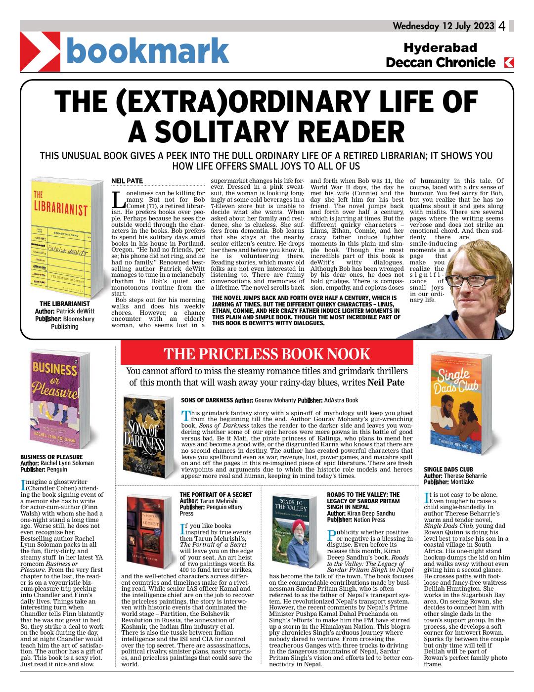 Deccan Chronicle · Hyderabad · 12 July 2023 press clipping