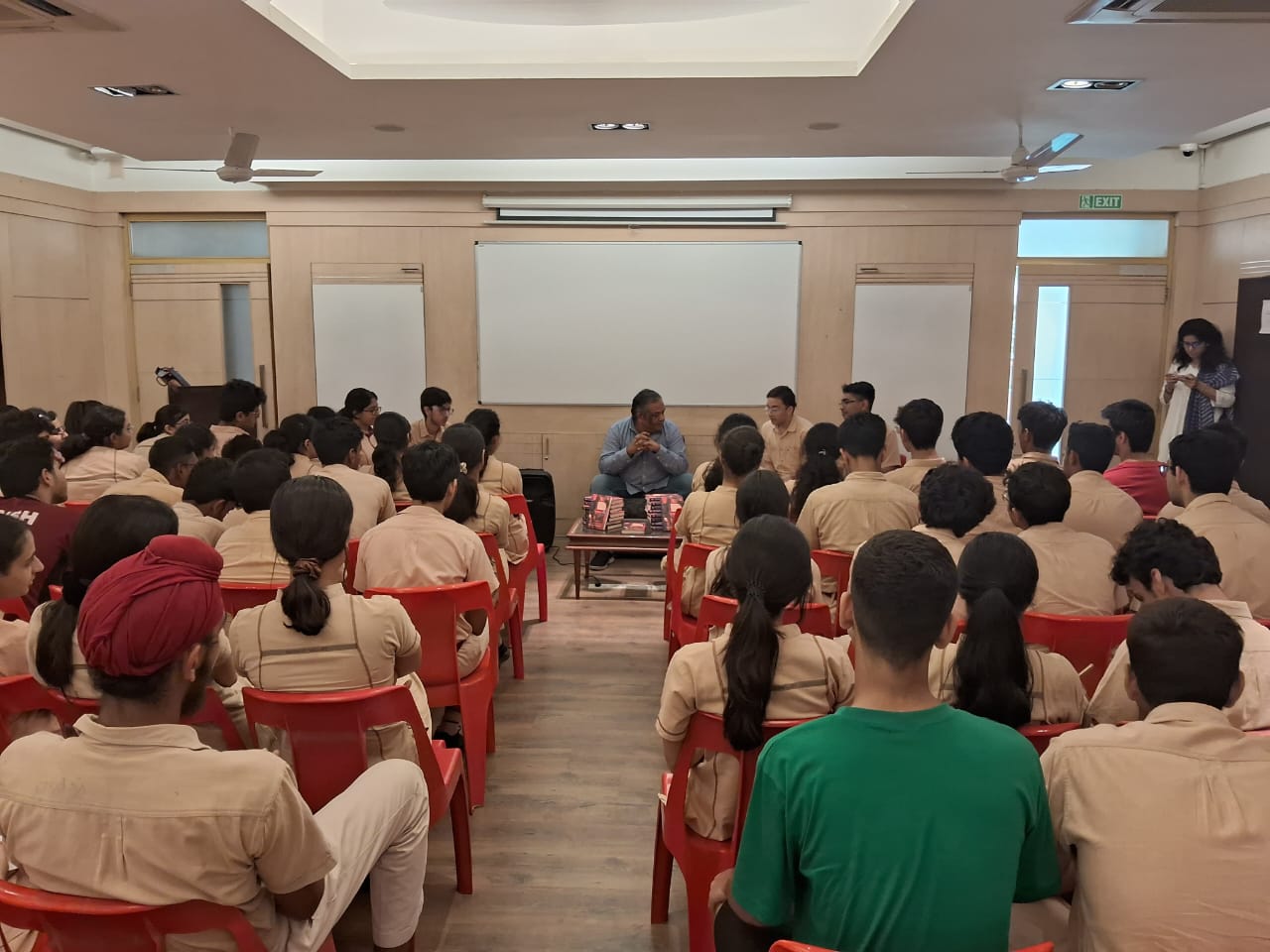 Author visit to Vasant Valley School